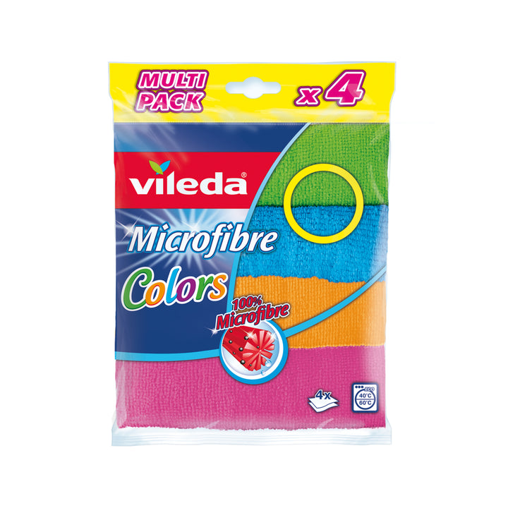 Microfibre Vileda Colors 4er  Microactive Multipack