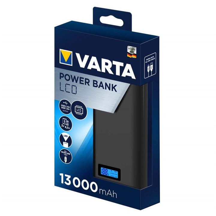 Powerbank mit LCD Varta 13000mAh LCD-Design