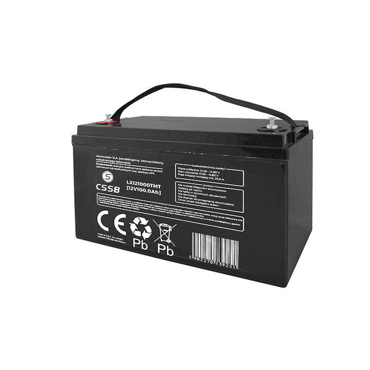 Gel-Batterie Agm Ups 12v 100ah wartungsfrei Qualität Lx121000csqrt