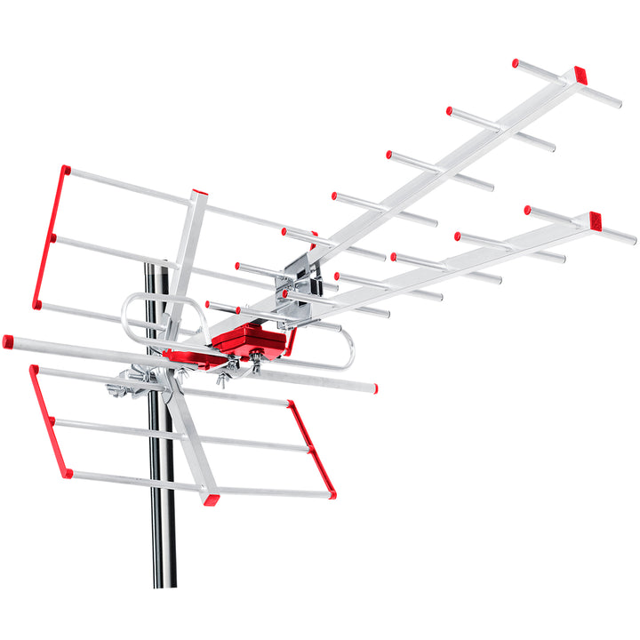 Aktive TV Außenantenne Maclean TV Systems MCTV-855A - Aktiv DVB-T DVB-T2 Full HD