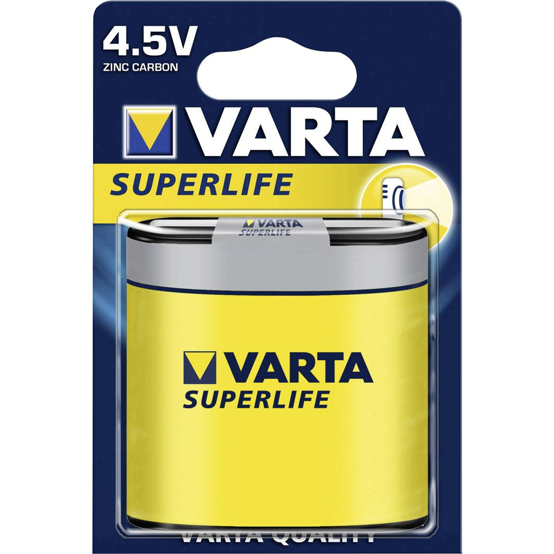 Batterie 3R12 4.5V flach (Blister) Varta Superlife