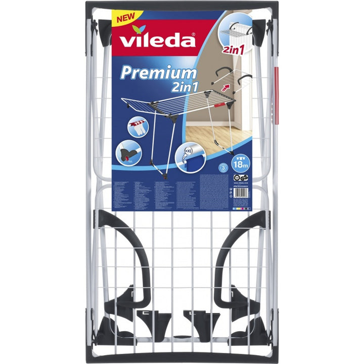 Vileda Premium 2in1 Wäschetrockner mit Flügelschloss