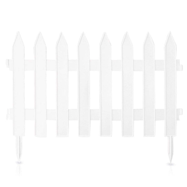 Prosperplast Garden Classic Gartenzaun 3,6 m weiß Deko