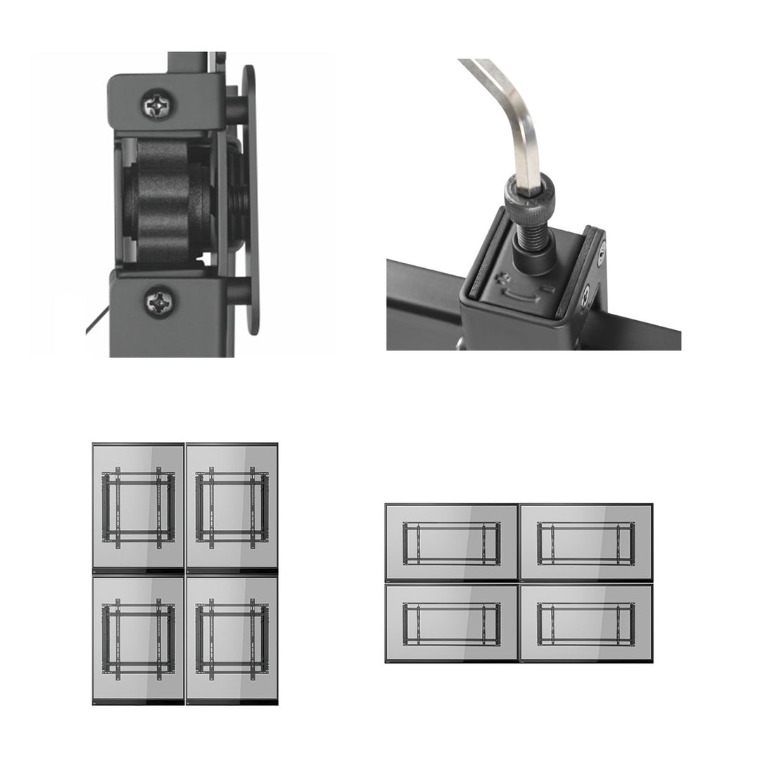 Maclean Brackets MC-845 für Videowall / MultiScreen / Digital-Signage
