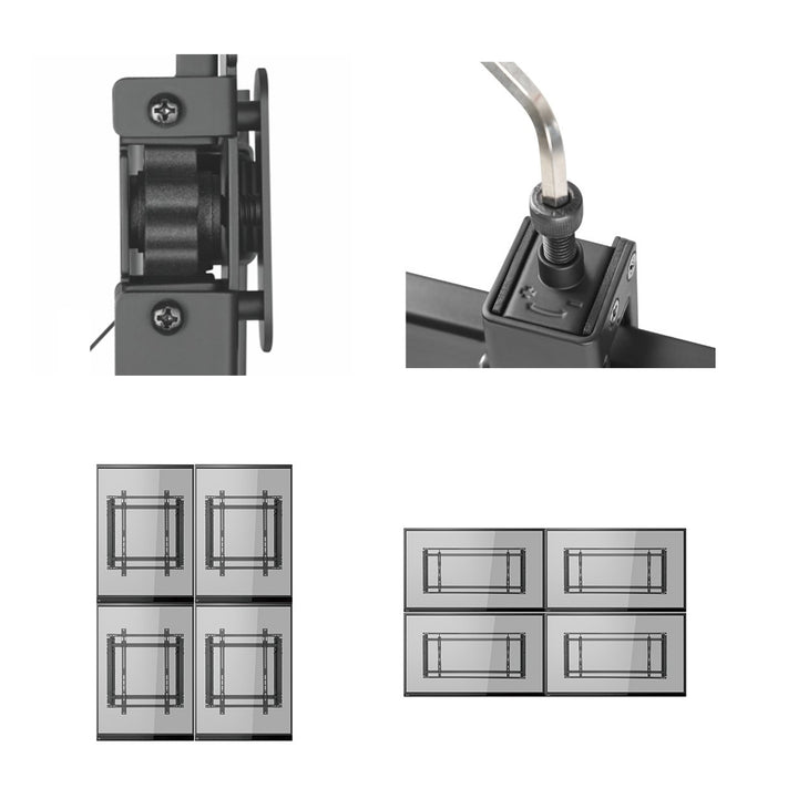 Maclean Brackets MC-845 für Videowall / MultiScreen / Digital-Signage