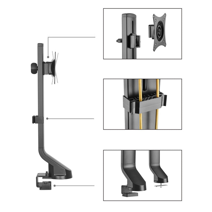 Maclean Brackets MC-853 Full Motion mit Kabelmanagement