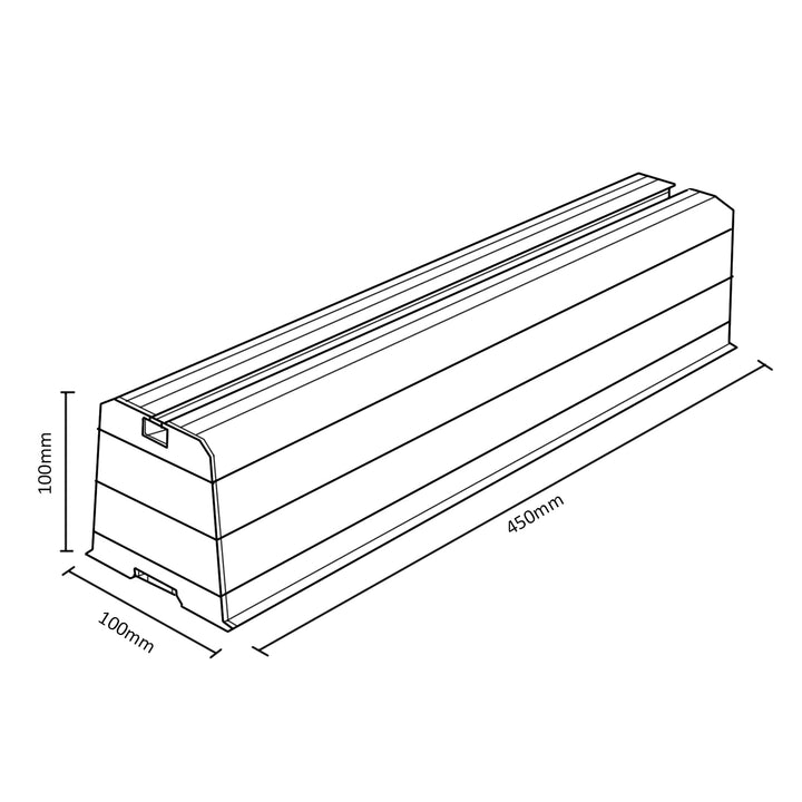 Bodenkonsolen Klimaständer MC-863 bis 100kg Armlänge 450mm PVC-Set 2-tlg