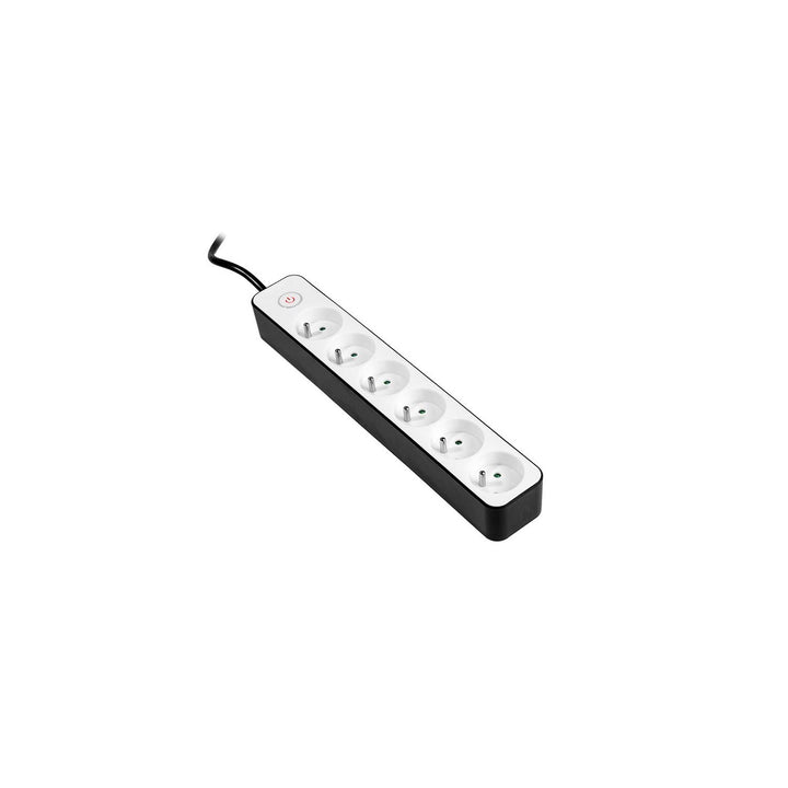 Steckdosenleiste TRACER Zebra 1,5m 6 Überspannungsschutzsteckdosen