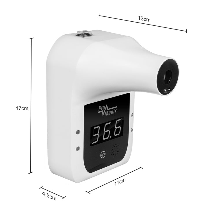 Wand-Infrarot-Thermometer zur Überprüfung der Körpertemperatur Kontaktloses Fieberthermometer Stirnthermometer Wandmontage