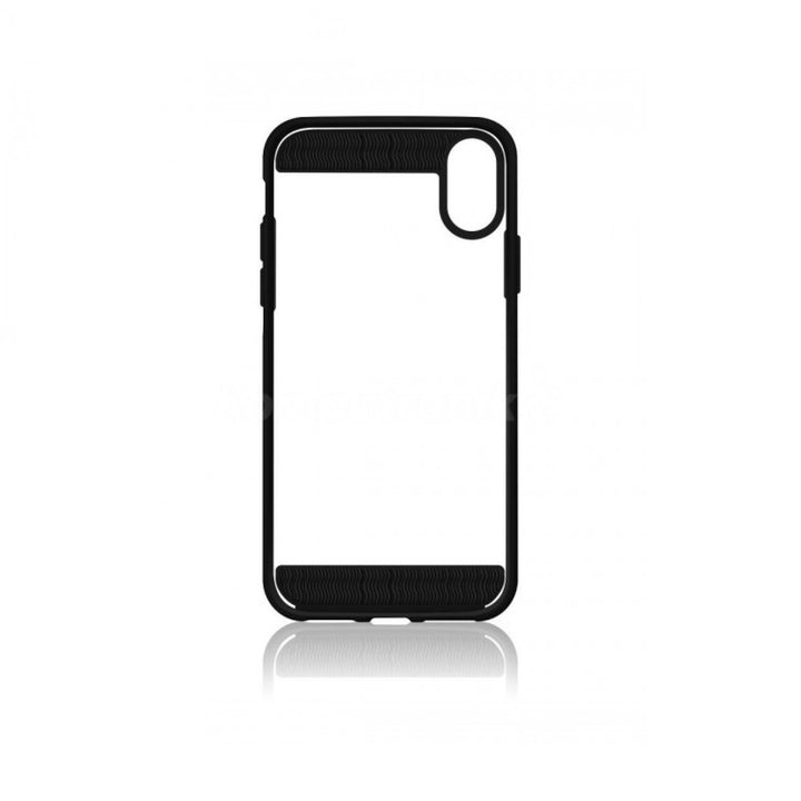 Handyhülle für iPhone X Transparente Rückseite Micro Airbag