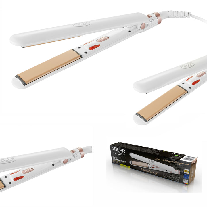 Haarglätter mit Keramikplatten Adler AD 2317