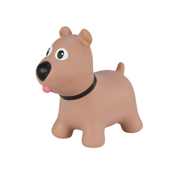 Tootina brauner Hund - aufblasbares springendes Spielzeug für Kinder