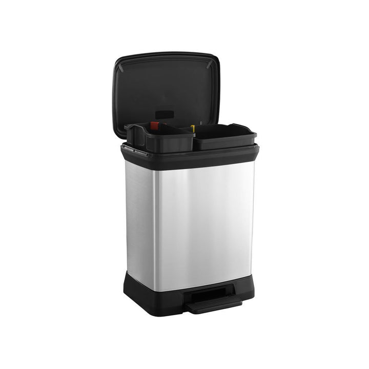 Korb mit Pedal zur Entmischung Curver Deco Bin metallisiert 10 + 18L