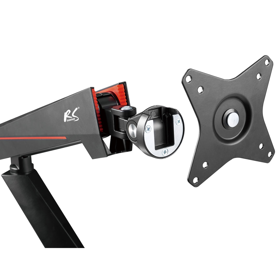 NanoRS RS886 - Full Motion, LED-Beleuchtung und viele PC-Anschlüsse