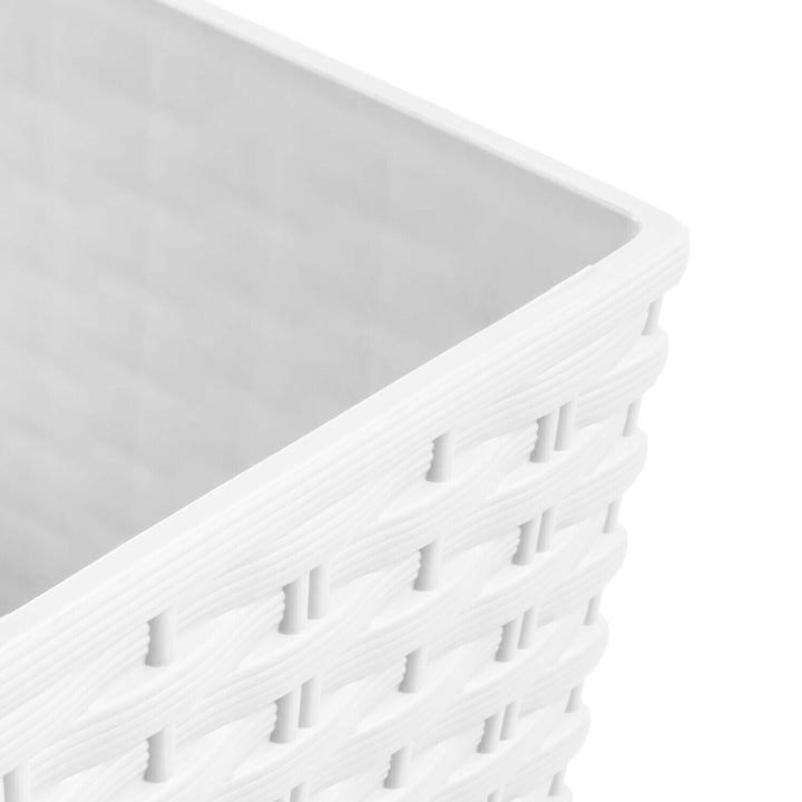 Blumentopf mit Beitrag Rato Square DRTS265-S449 - weiß