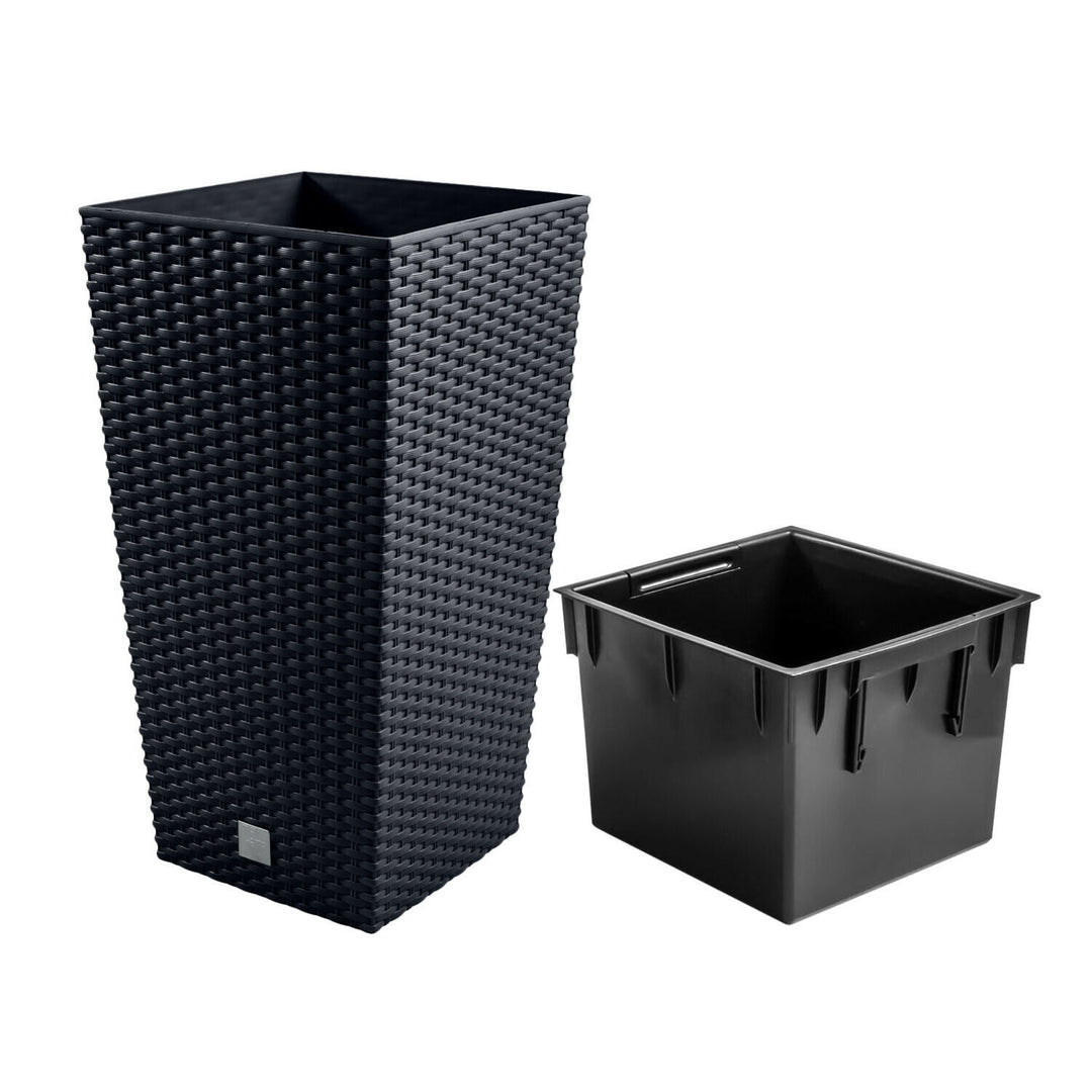 Blumentopf mit Beitrag Rato Square DRTS400-S433 - Anthrazit
