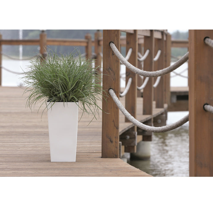 Blumentopf mit Einsatz Urbi Square DURS200-S449 - weiß