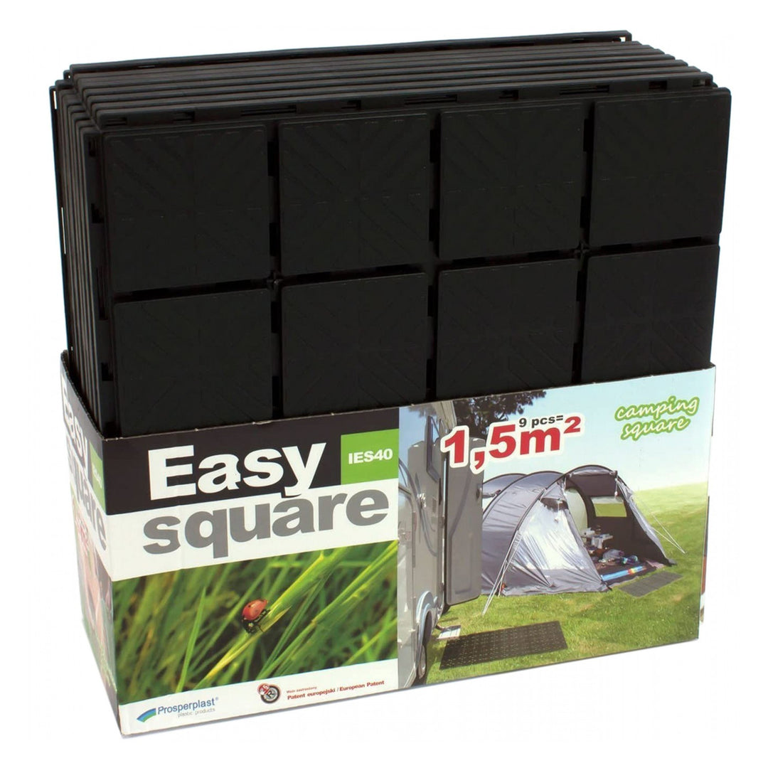 Bürgersteiggitter für 1,5 qm Easy Square IES40 schwarz