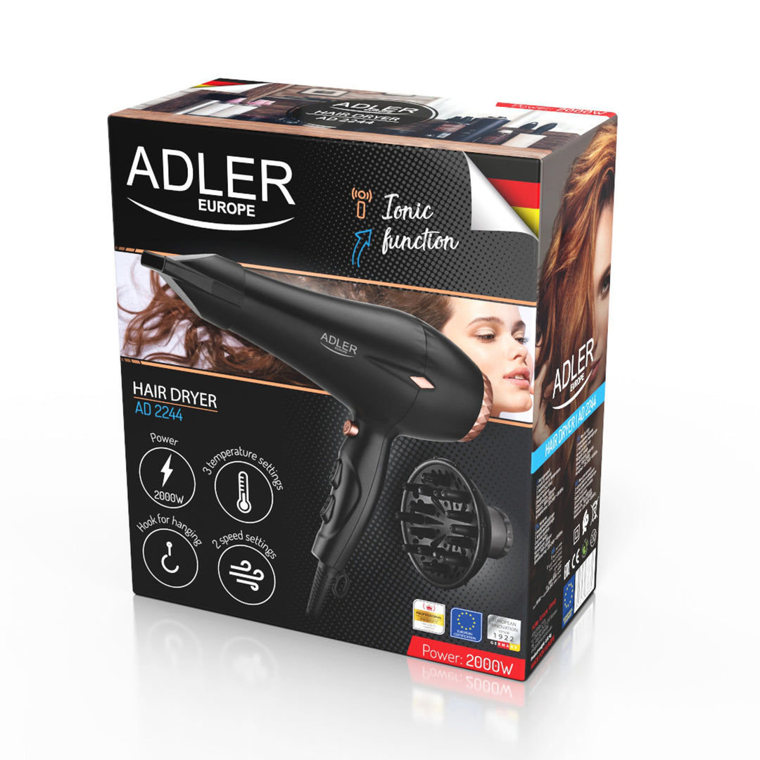 Adler AD 2244 Haartrockner 2000 W mit ION-Diffusor