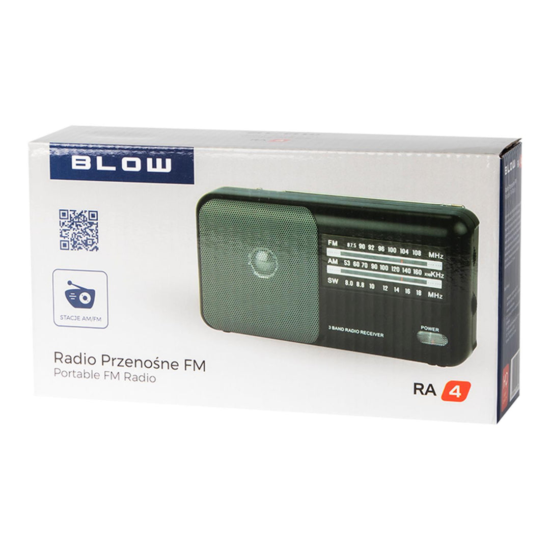 Tragbares analoges Radio AM / FM RA4 Blow 2x R20 Batterie