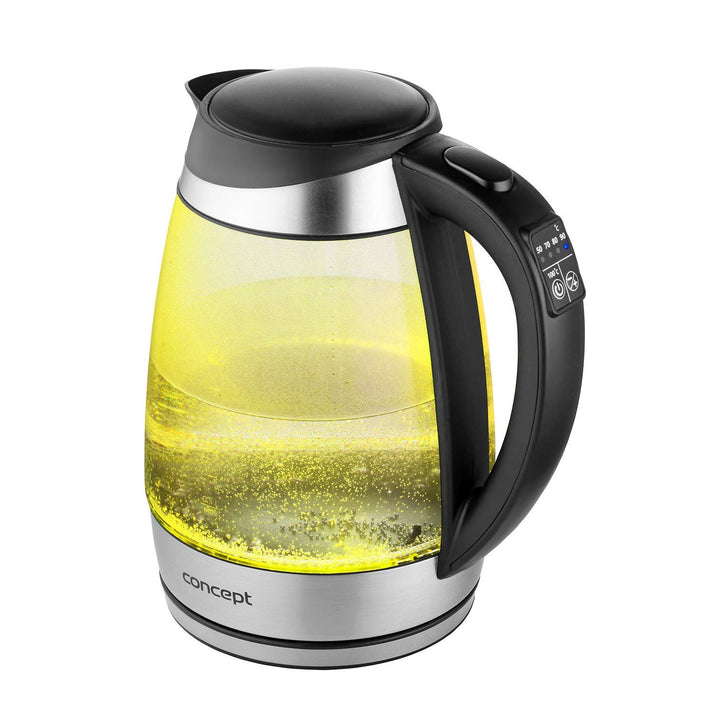 1,7 l Glas-Wasserkocher mit Temperaturregelung Concept RK4120