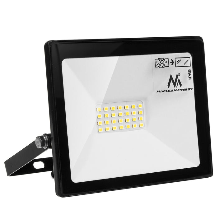 LED Flutlicht Strahler LED Fluter IP65 Wasserdicht Scheinwerfer Außenbeleuchtung Licht Slim Premium MCE520 1600lm (Neutralweiß 4000K, 20W)