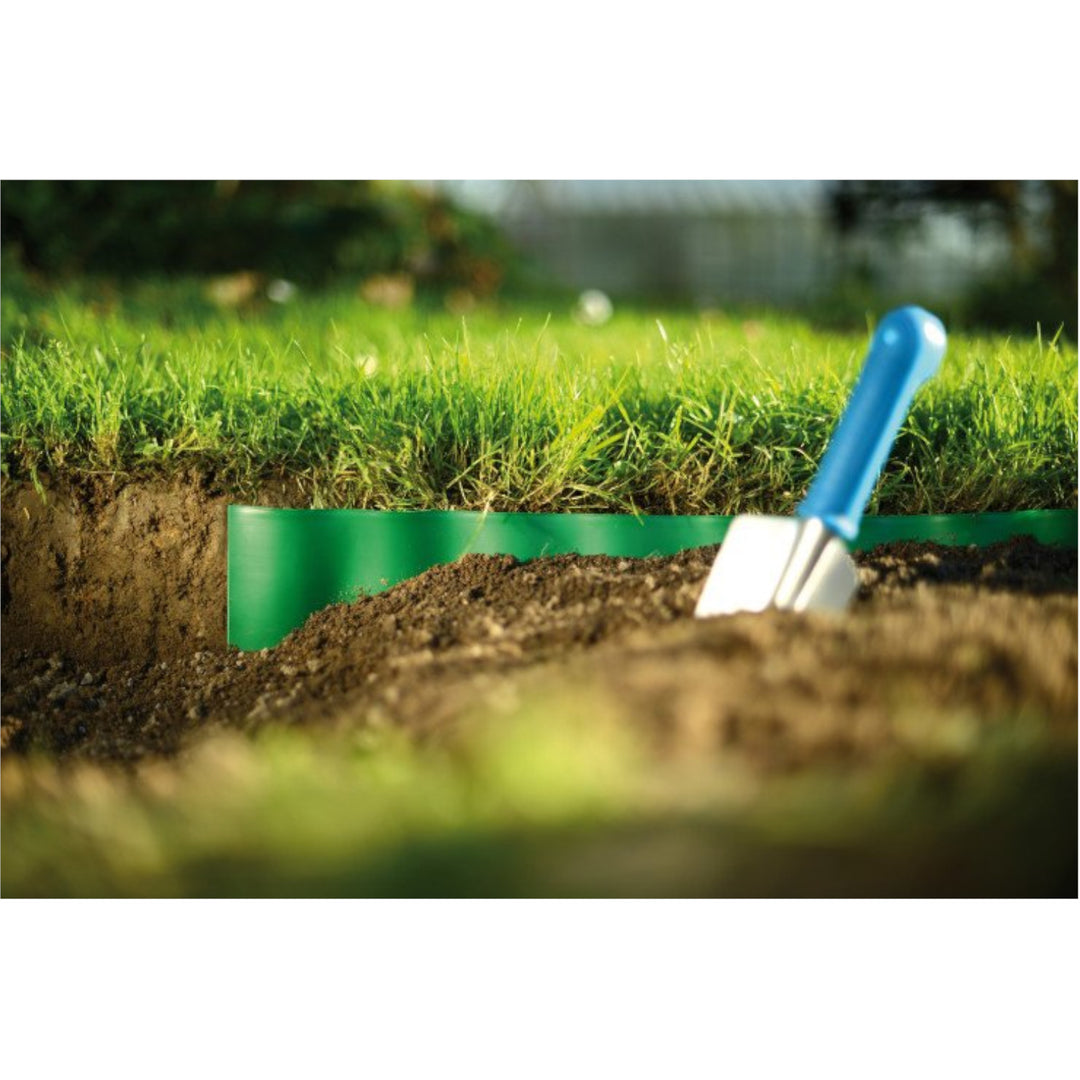 Cellfast  Rasenkante Gartenkante wellig 10cm x 9m Grün