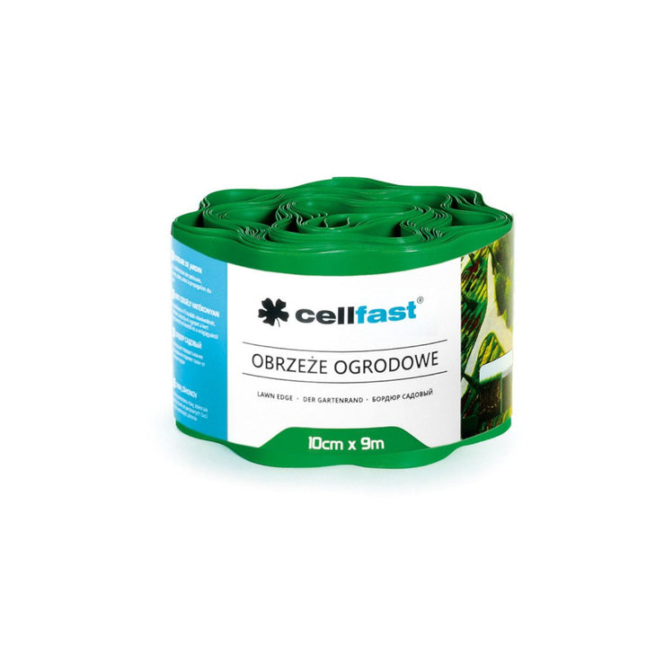 Cellfast  Rasenkante Gartenkante wellig 10cm x 9m Grün