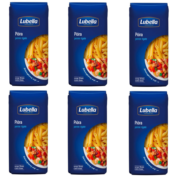 Lubella Classic Penne Pasta Penne Regate 6er Pack (2400g)