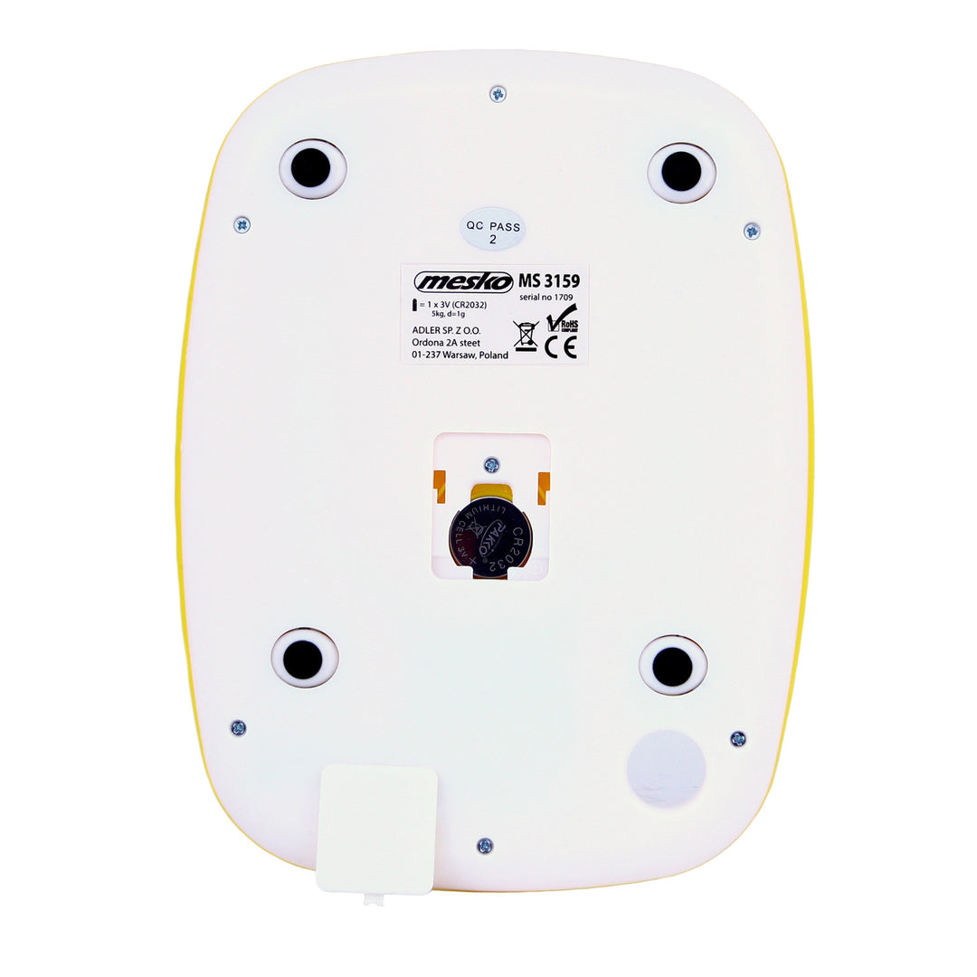 ELEKTRONISCHE KÜCHENWAAGE 5KG / 1G LCD MS3159