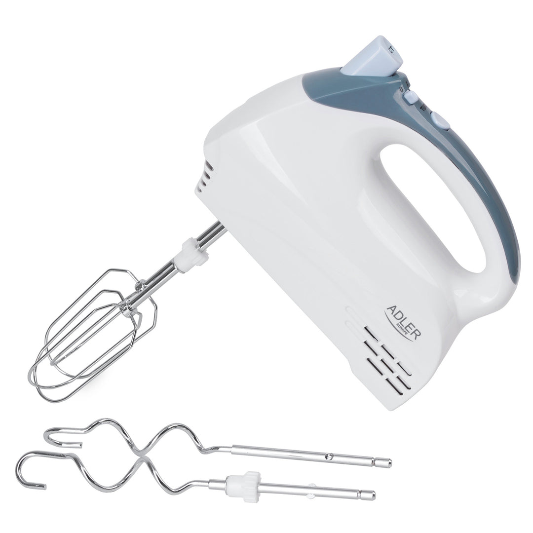 Handmixer Mixer mit Schüssel Adler AD 4202 300W 5 Geschwindigkeiten