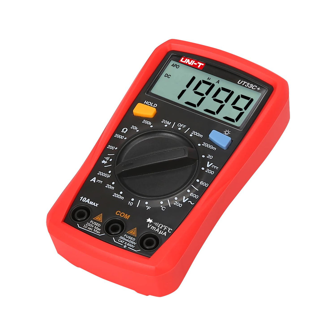 UT33C+ Universal-Digitalmessgerät Digital-Multimeter AC / DC Messgerät Strommessgerät HOLD-Funktion