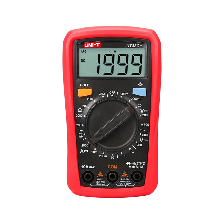 UT33C+ Universal-Digitalmessgerät Digital-Multimeter AC / DC Messgerät Strommessgerät HOLD-Funktion