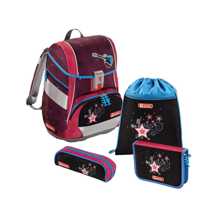 Schritt für Schritt 2in1 POPSTAR Schultasche - ein Set bestehend aus 4 Elementen