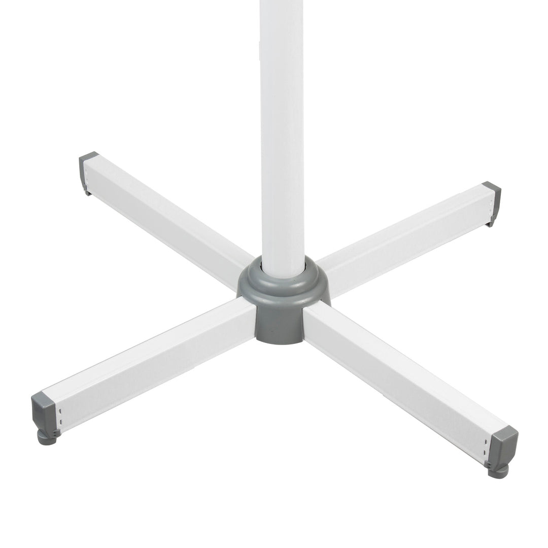 Standventilator 40 Watt 3 Geschwindigkeitsstufen Niedriger Geräuschpegel Oszillation Bodenventilator Weiß