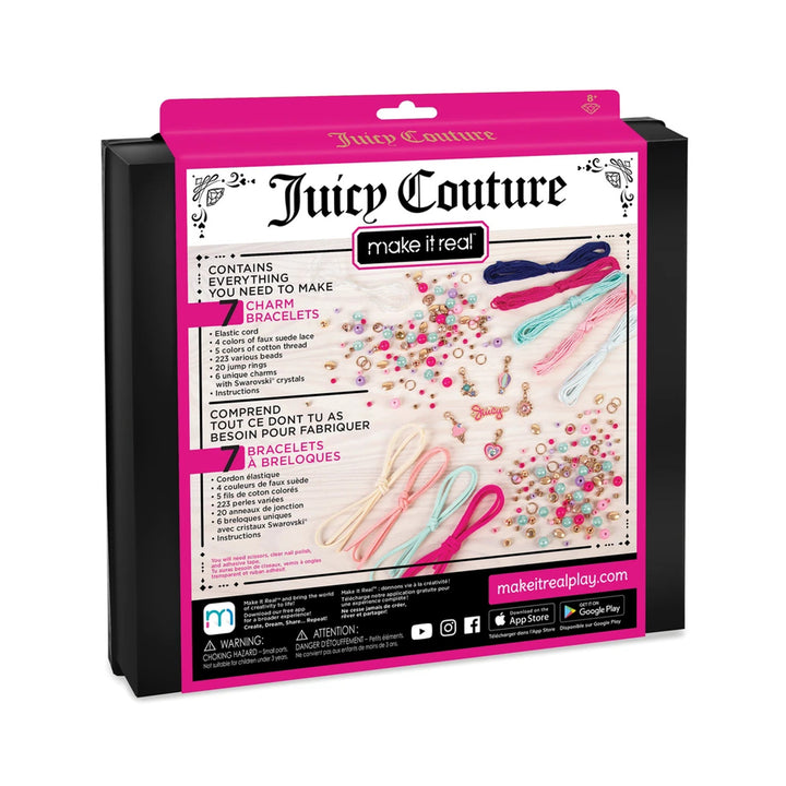 Juicy Couture Swarovski Kristalle Armbänder Charms Set