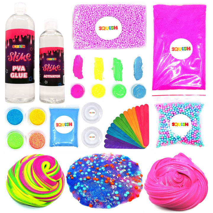 Slime Magic Schleim Set Zum Selber Machen Ideal Für Geschenk für Mädchen Und Jungen DIY Kreativ