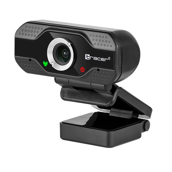Tracer WEB007 USB Webcam mit Mikrofon FullHD 30 fps 120° Blickfeld Lichtkorrektur Home-Office Streaming Kamera …