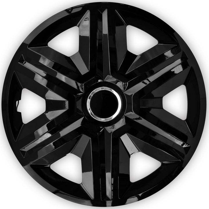 Kappen 14" NRM FAST BLACK LACQUERED 4 Stück