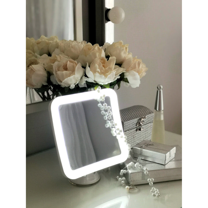 Badezimmerspiegel, schwenkbar mit LED-Beleuchtung CR 2169