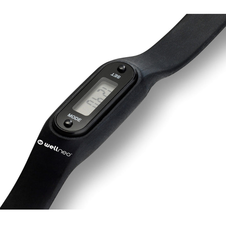 Wellneo Active Band Sport-Armband 5in1 LCD-Uhr Smartband
