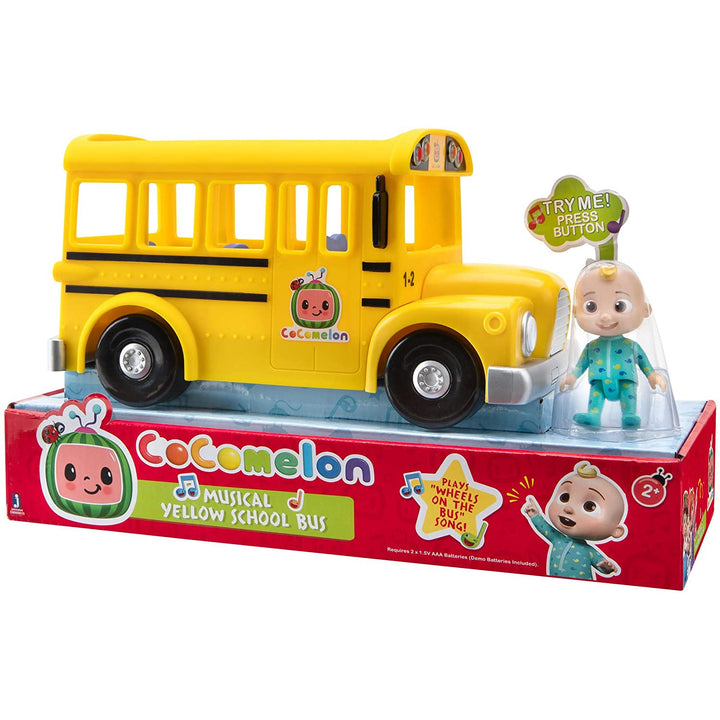 CoComelon CMW0015 Mitsing-Bus mit Sound und JJ Spielfigur für Kinder