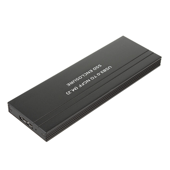 USB 3.0 Festplattengehäuse für M.2 SDD NGFF Festplatten bis zu 5Gbps Externes SSD Gehäuse 2230/2242/2260/2280mm Adapter Unterstützt UASP Plug & Play