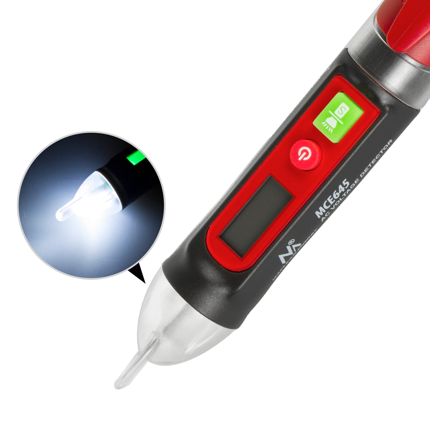 UNIKS R10 Spannungsprüfer – Kontaktlos Mit Display, Taschenlampe & 3 Empfindlichkeiten