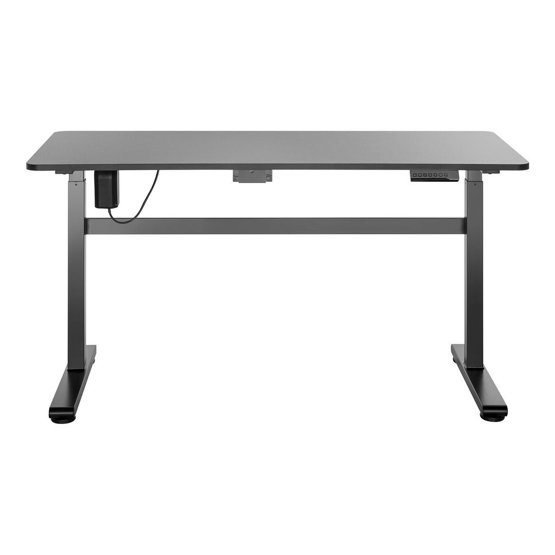 Sitz-Steh-Schreibtisch Elektrisch Höhenverstellbarer Schreibtisch 140x60cm max. 118cm Ergonomischer Tisch Belastbar bis 50kg