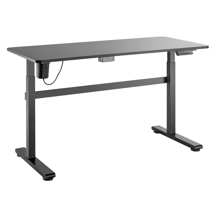 Sitz-Steh-Schreibtisch Elektrisch Höhenverstellbarer Schreibtisch 140x60cm max. 118cm Ergonomischer Tisch Belastbar bis 50kg