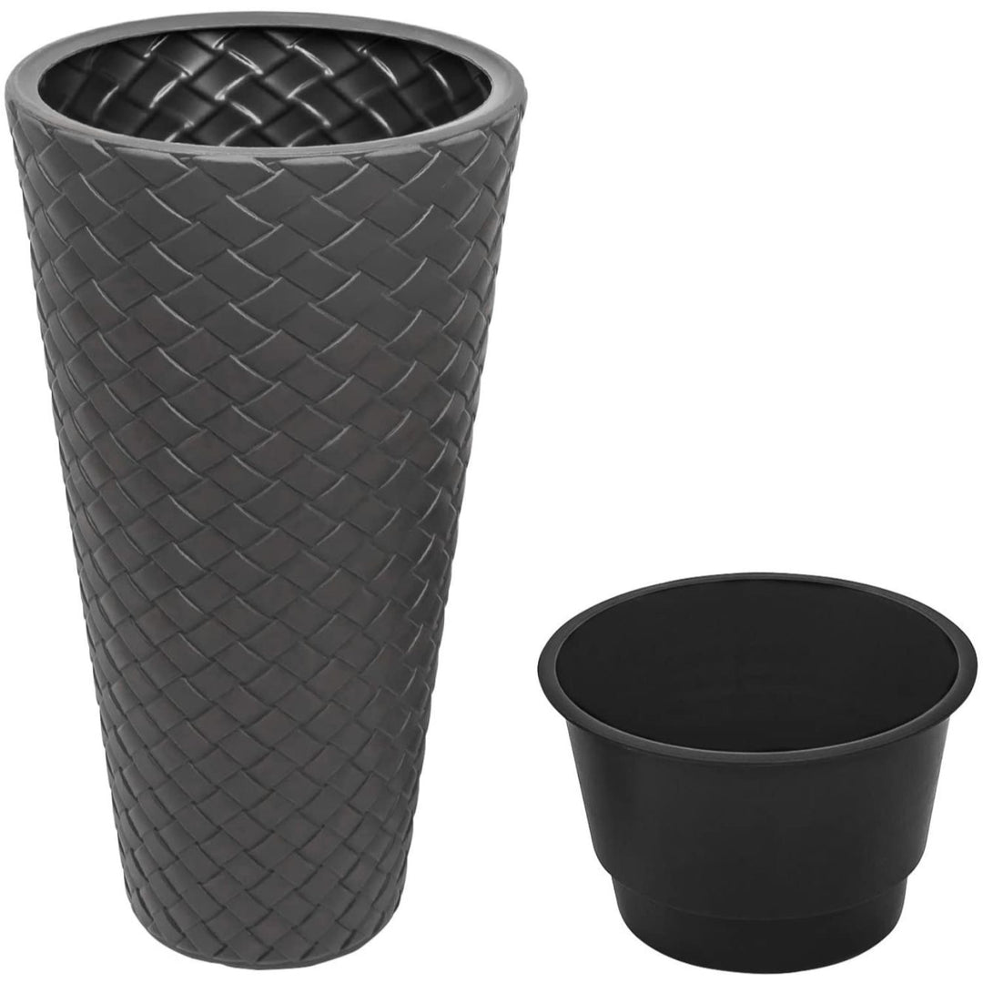 Hoher Blumentopf mit Einsatz 40x78 cm Matuba Slim DPMT400-S433