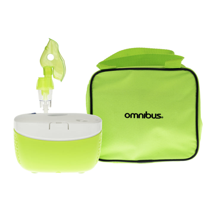 Omnibus Nubi BR-CN195 Elektrischer Inhalator Inhaliergerät Set für Kinder und Erwachsene Vernebler Inhalation Profilierte Maske für Erwachsene und Kinder