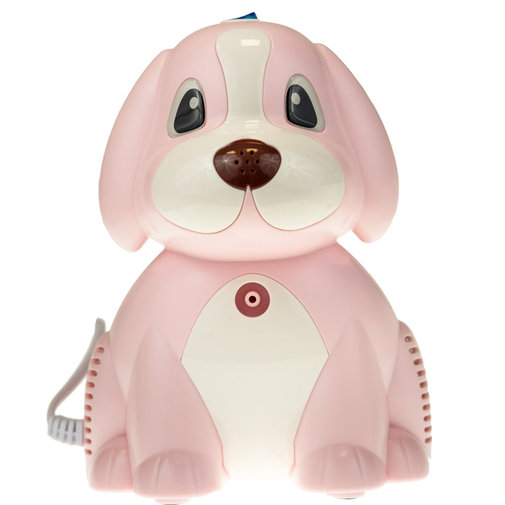 Omnibus BR-CN171 Puppy Elektrischer Inhalator Hündchen Inhaliergerät Set für Kinder und Erwachsene Vernebler Inhalation Maske für Erwachsene und Kinder Rosa