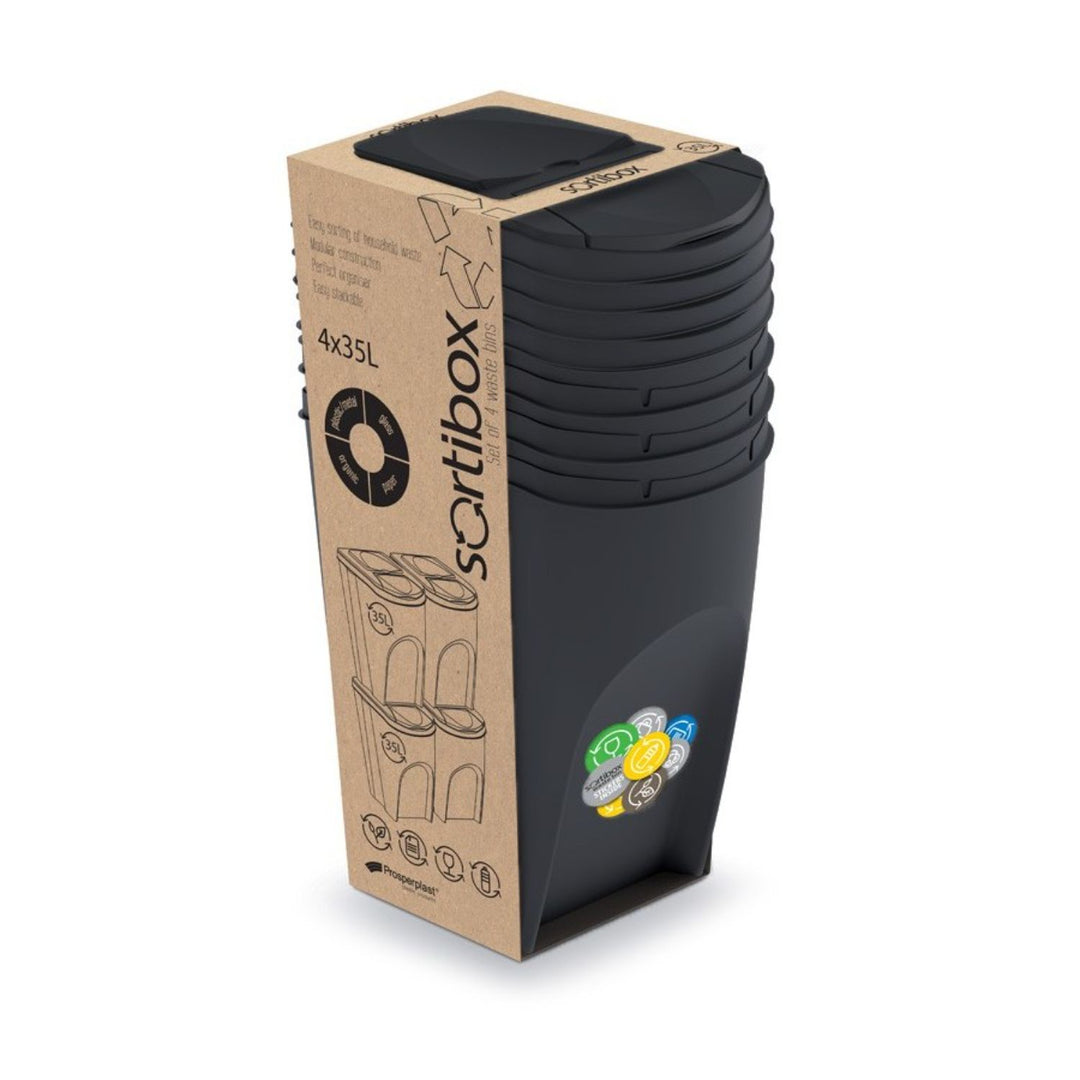 Mülleimerset Sortibox Abfalleimer Mülltrenner Trennkörbe